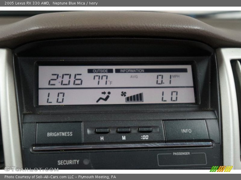 Neptune Blue Mica / Ivory 2005 Lexus RX 330 AWD