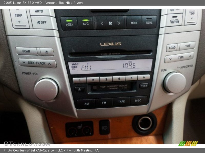 Neptune Blue Mica / Ivory 2005 Lexus RX 330 AWD