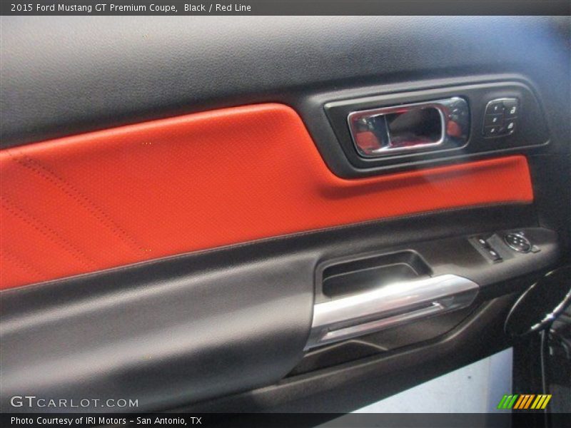 Black / Red Line 2015 Ford Mustang GT Premium Coupe