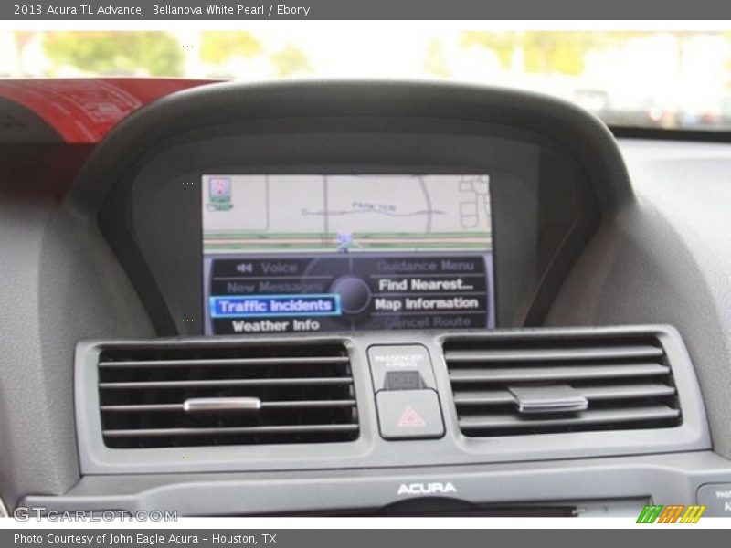 Bellanova White Pearl / Ebony 2013 Acura TL Advance