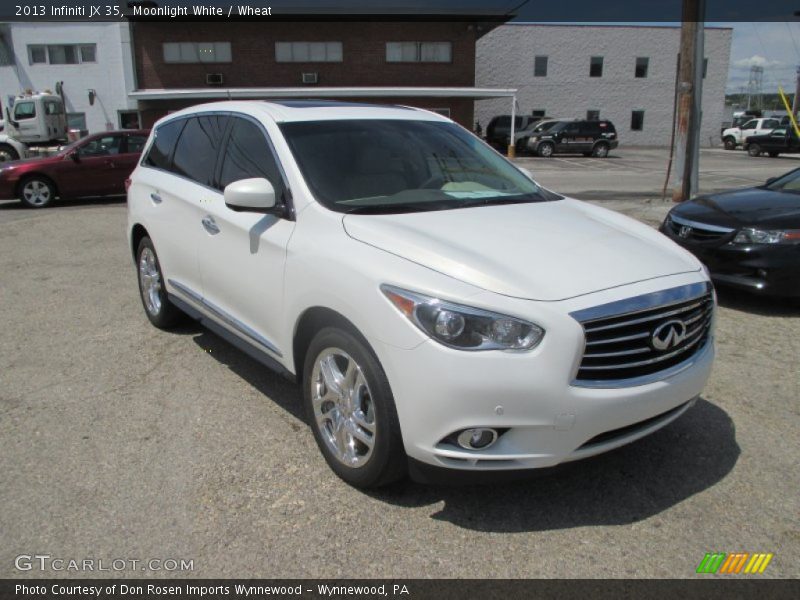 Moonlight White / Wheat 2013 Infiniti JX 35