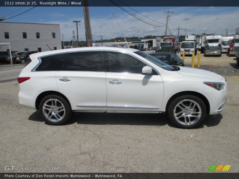 Moonlight White / Wheat 2013 Infiniti JX 35