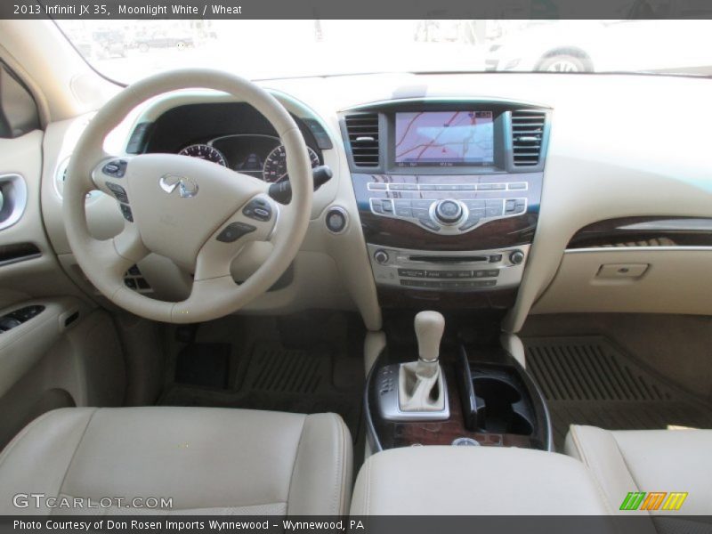 Moonlight White / Wheat 2013 Infiniti JX 35