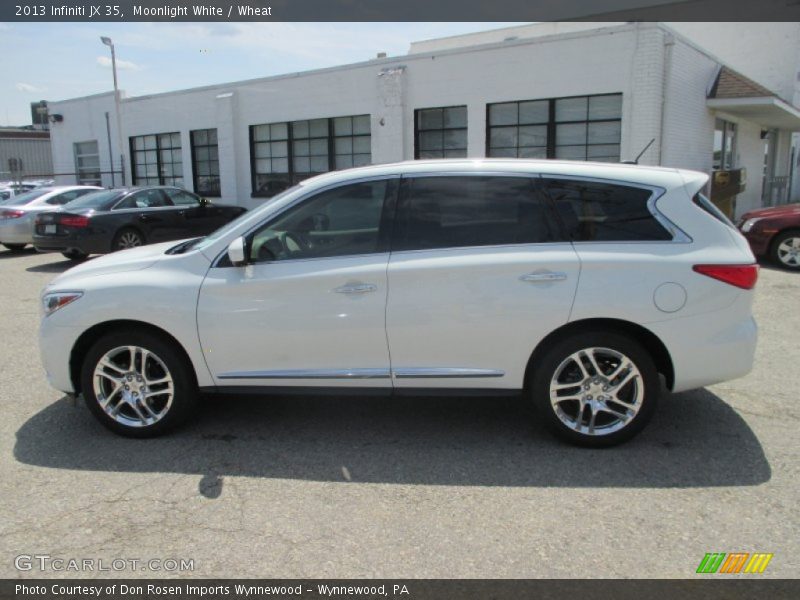 Moonlight White / Wheat 2013 Infiniti JX 35