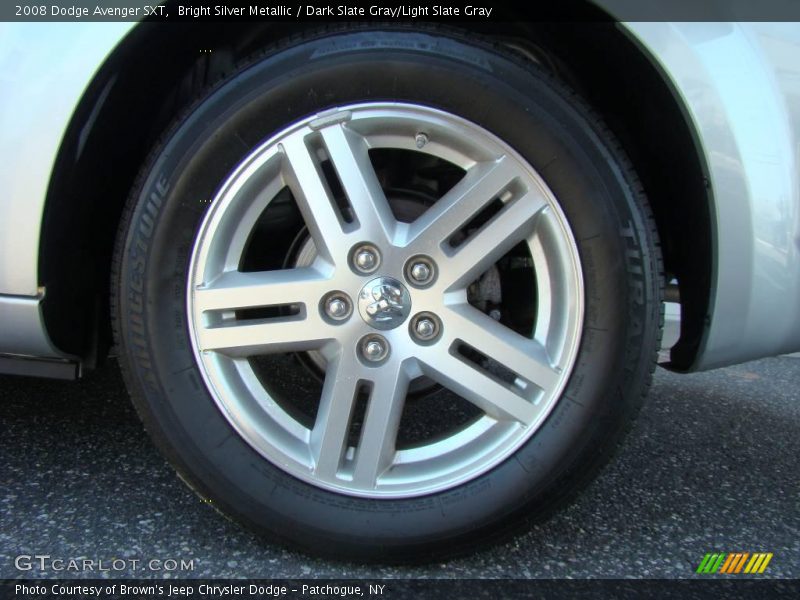 Bright Silver Metallic / Dark Slate Gray/Light Slate Gray 2008 Dodge Avenger SXT