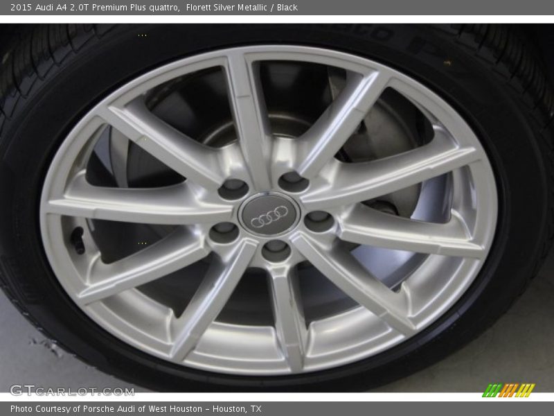 Florett Silver Metallic / Black 2015 Audi A4 2.0T Premium Plus quattro