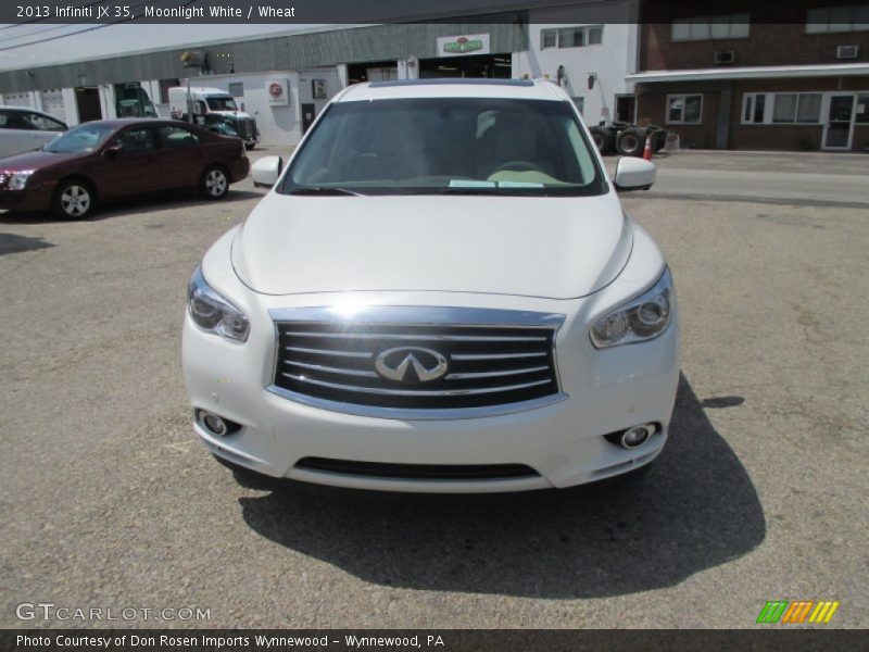 Moonlight White / Wheat 2013 Infiniti JX 35