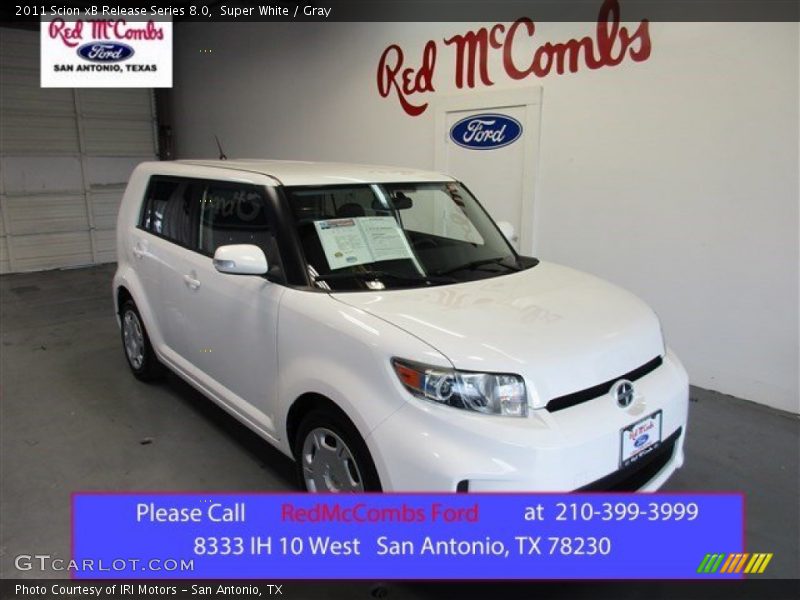 Super White / Gray 2011 Scion xB Release Series 8.0