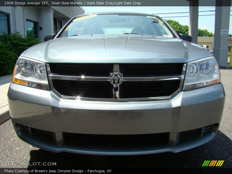 Silver Steel Metallic / Dark Slate Gray/Light Slate Gray 2008 Dodge Avenger SXT