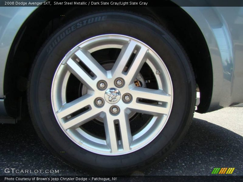 Silver Steel Metallic / Dark Slate Gray/Light Slate Gray 2008 Dodge Avenger SXT