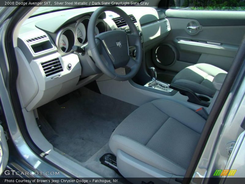 Silver Steel Metallic / Dark Slate Gray/Light Slate Gray 2008 Dodge Avenger SXT