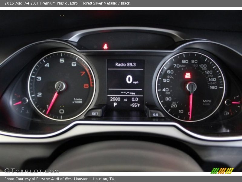 Florett Silver Metallic / Black 2015 Audi A4 2.0T Premium Plus quattro