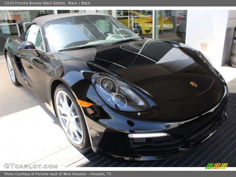Black / Black 2016 Porsche Boxster Black Edition