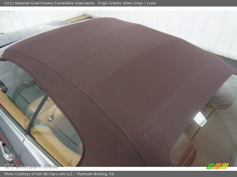 Grigio Granito (Dark Grey) / Cuoio 2011 Maserati GranTurismo Convertible GranCabrio