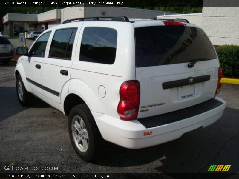 Bright White / Dark/Light Slate Gray 2008 Dodge Durango SLT 4x4