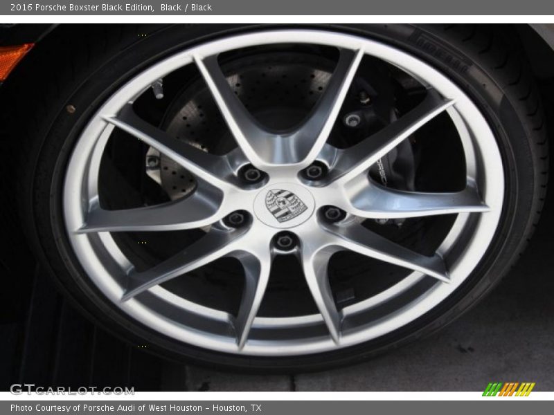  2016 Boxster Black Edition Wheel