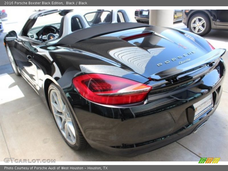 Black / Black 2016 Porsche Boxster Black Edition
