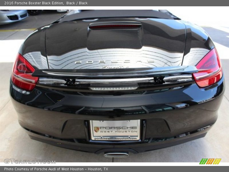 Black / Black 2016 Porsche Boxster Black Edition