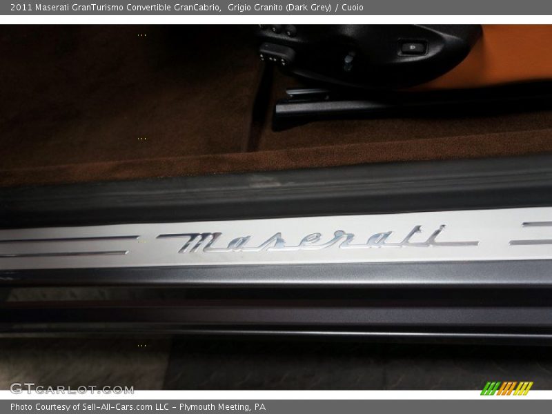 Grigio Granito (Dark Grey) / Cuoio 2011 Maserati GranTurismo Convertible GranCabrio