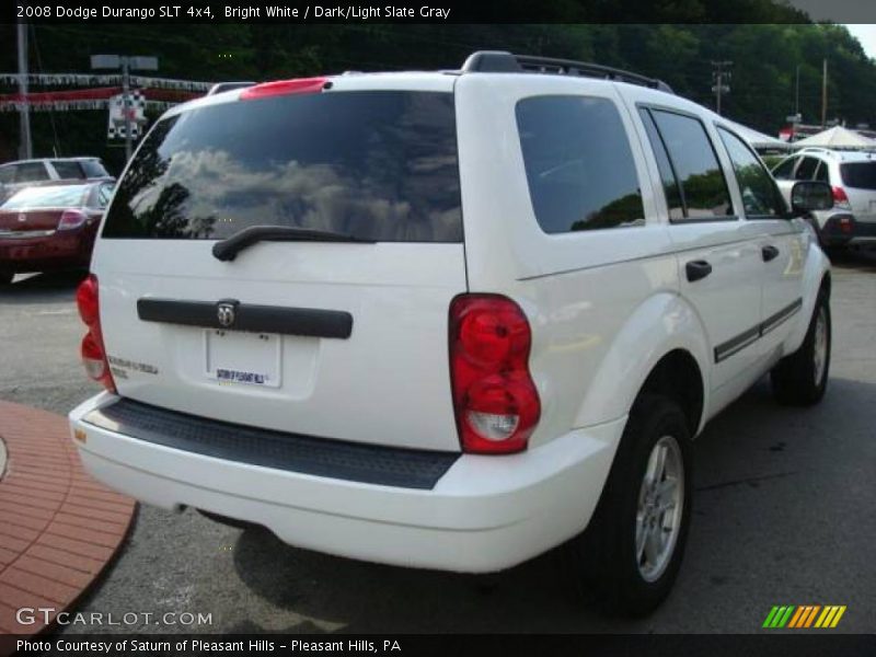 Bright White / Dark/Light Slate Gray 2008 Dodge Durango SLT 4x4