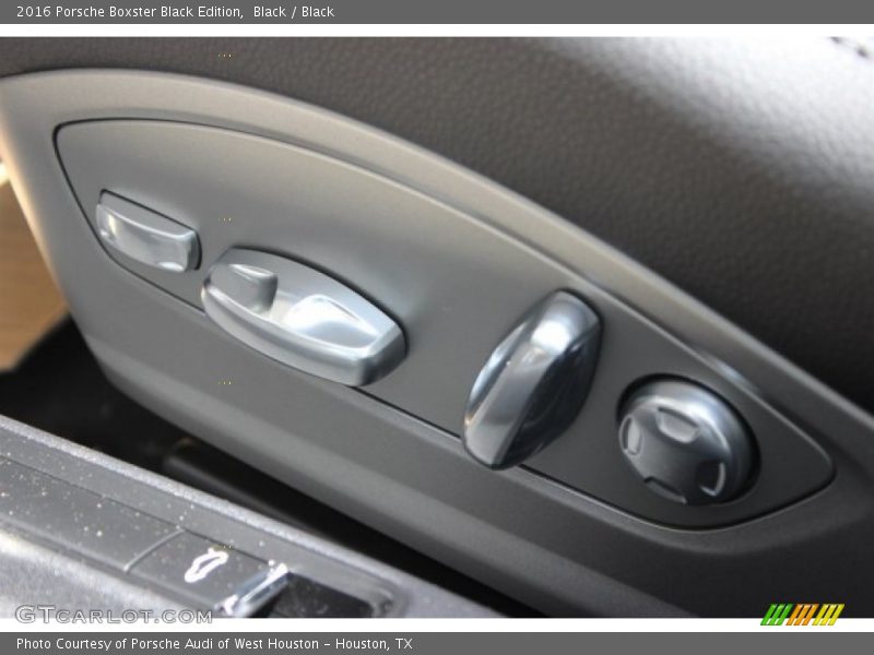 Controls of 2016 Boxster Black Edition