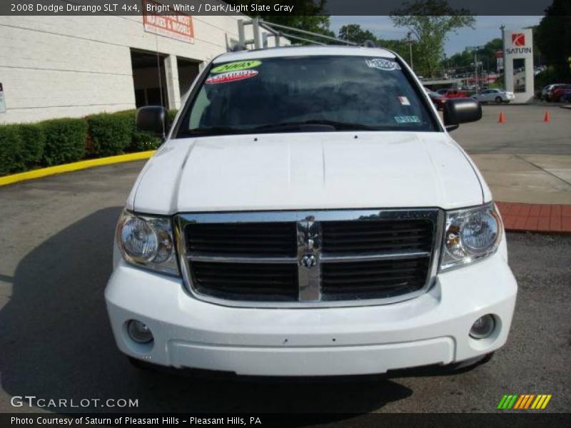 Bright White / Dark/Light Slate Gray 2008 Dodge Durango SLT 4x4
