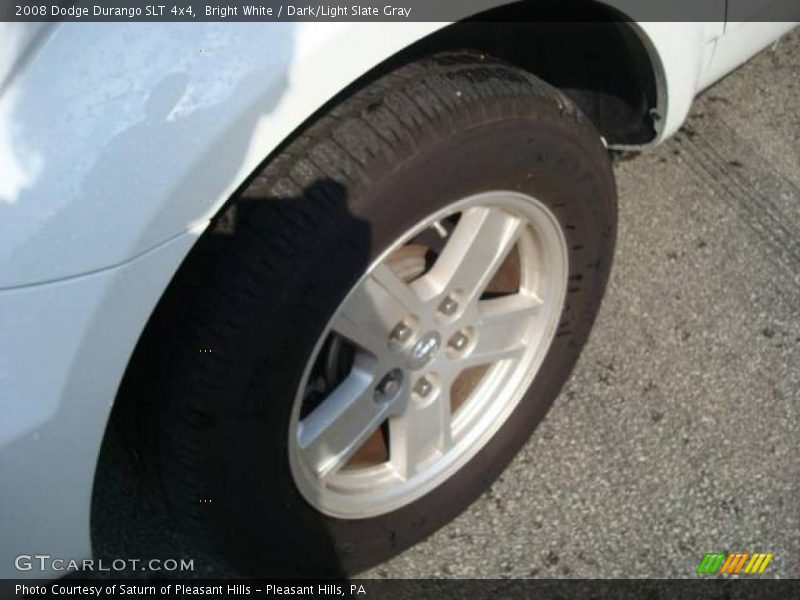 Bright White / Dark/Light Slate Gray 2008 Dodge Durango SLT 4x4