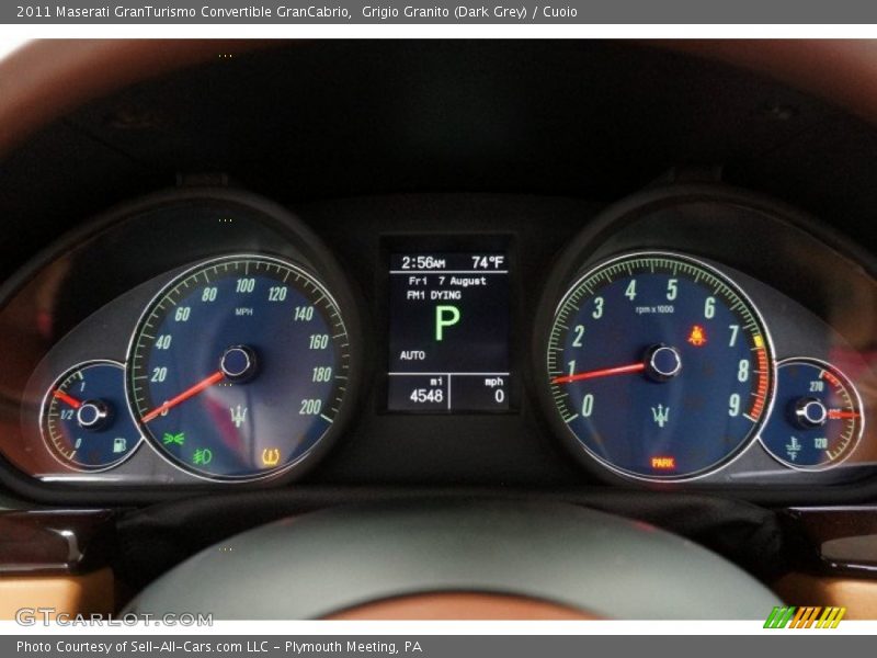 Grigio Granito (Dark Grey) / Cuoio 2011 Maserati GranTurismo Convertible GranCabrio