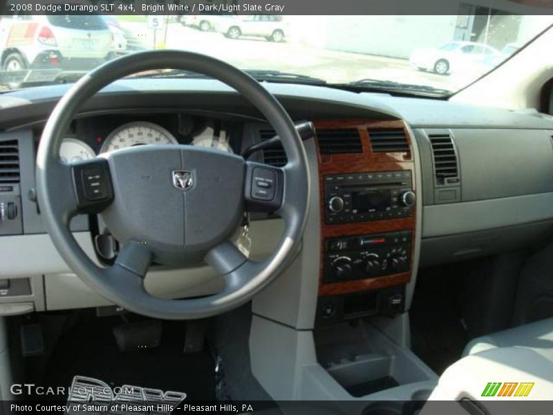Bright White / Dark/Light Slate Gray 2008 Dodge Durango SLT 4x4