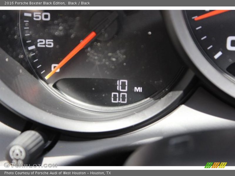 Black / Black 2016 Porsche Boxster Black Edition