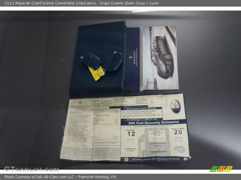 Grigio Granito (Dark Grey) / Cuoio 2011 Maserati GranTurismo Convertible GranCabrio