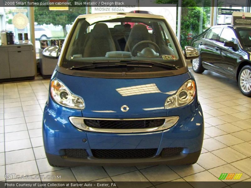 Blue Metallic / Design Black 2008 Smart fortwo passion cabriolet