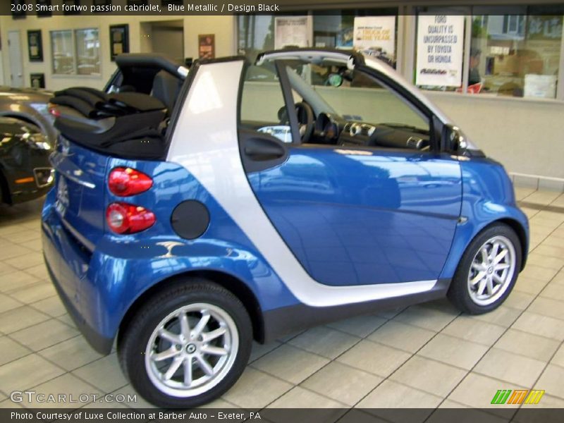 Blue Metallic / Design Black 2008 Smart fortwo passion cabriolet
