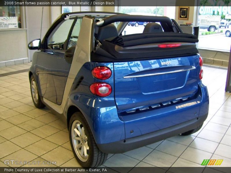 Blue Metallic / Design Black 2008 Smart fortwo passion cabriolet