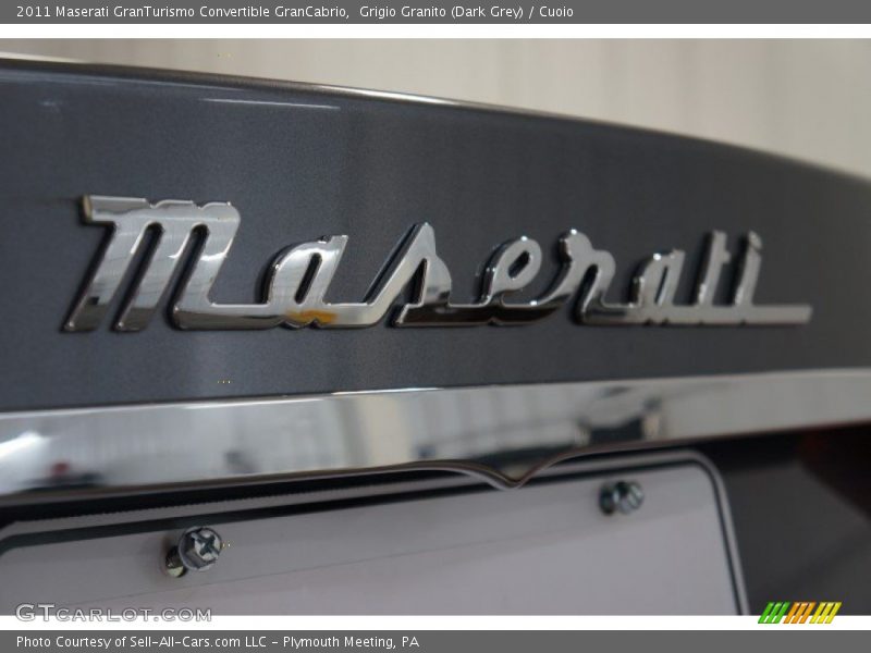 Grigio Granito (Dark Grey) / Cuoio 2011 Maserati GranTurismo Convertible GranCabrio