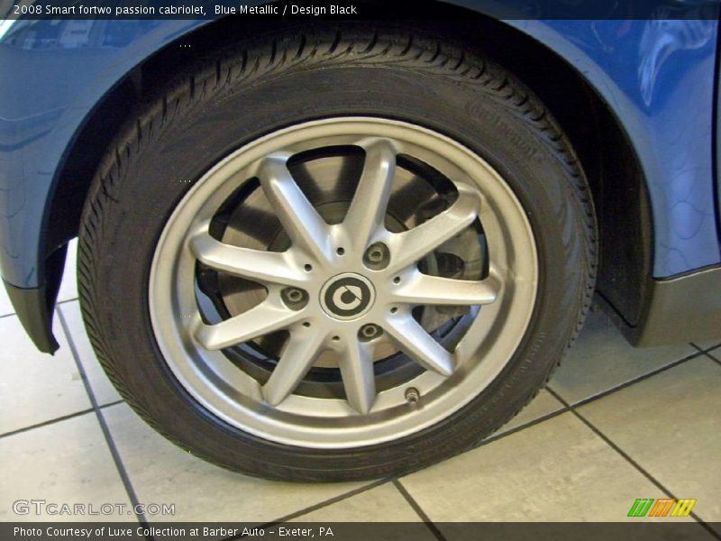 Blue Metallic / Design Black 2008 Smart fortwo passion cabriolet