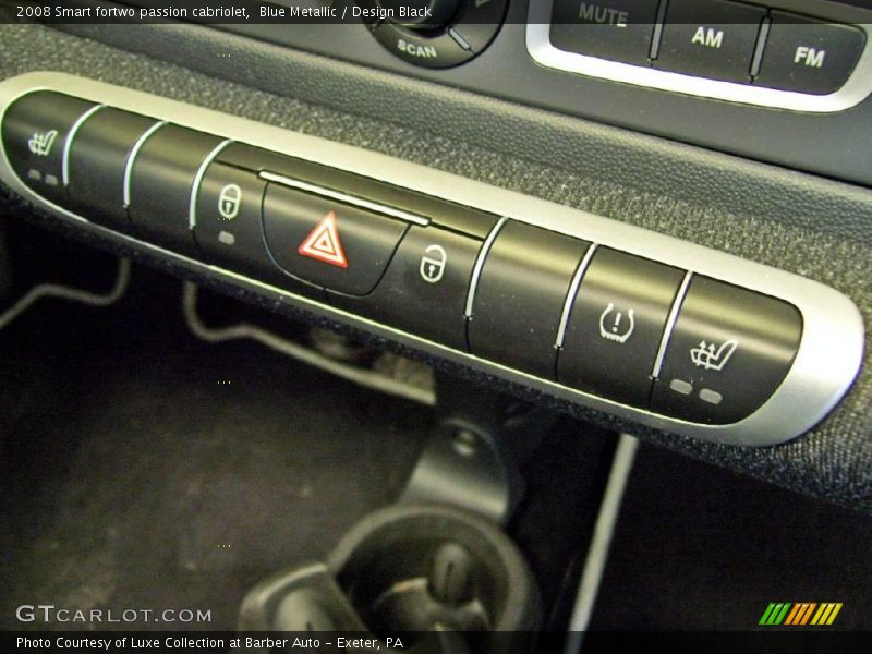 Blue Metallic / Design Black 2008 Smart fortwo passion cabriolet