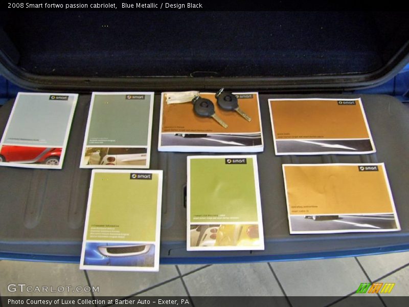 Blue Metallic / Design Black 2008 Smart fortwo passion cabriolet