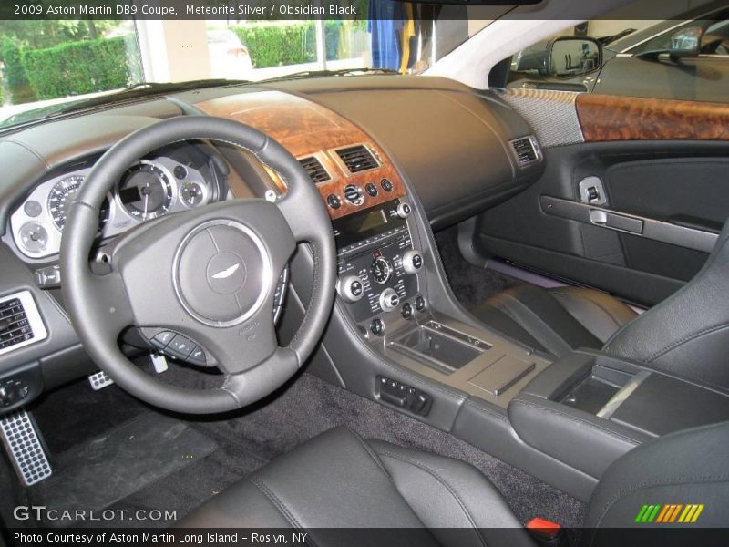 Meteorite Silver / Obsidian Black 2009 Aston Martin DB9 Coupe