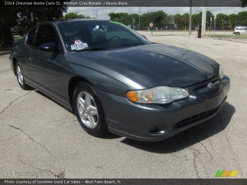 Medium Gray Metallic / Ebony Black 2004 Chevrolet Monte Carlo SS