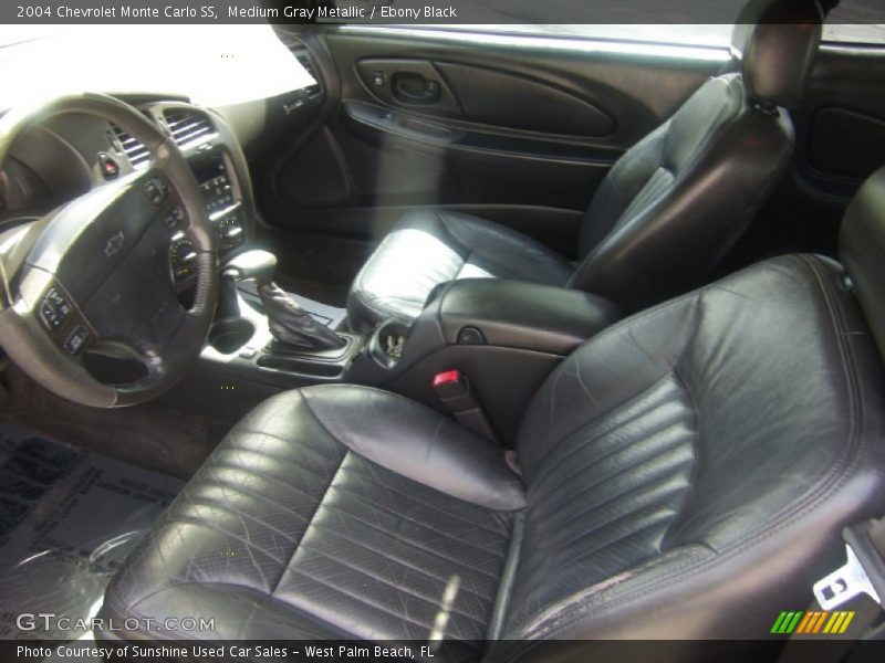 Medium Gray Metallic / Ebony Black 2004 Chevrolet Monte Carlo SS