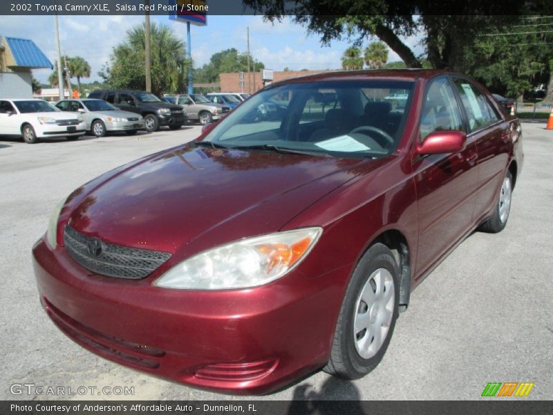 Front 3/4 View of 2002 Camry XLE