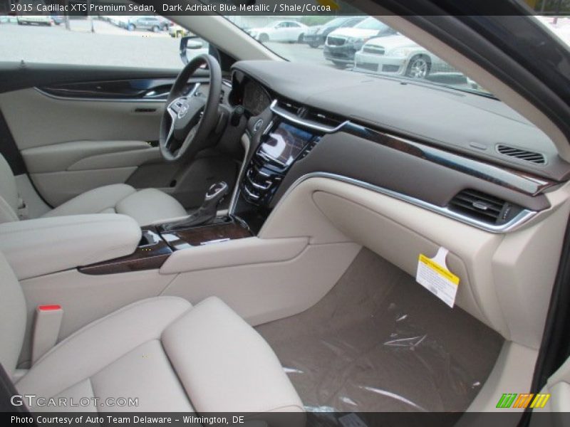 Dark Adriatic Blue Metallic / Shale/Cocoa 2015 Cadillac XTS Premium Sedan