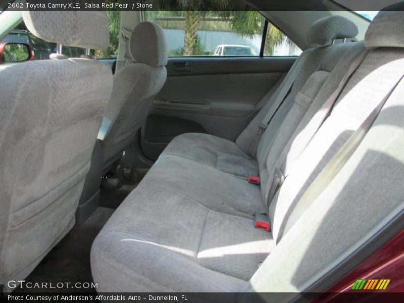 Salsa Red Pearl / Stone 2002 Toyota Camry XLE
