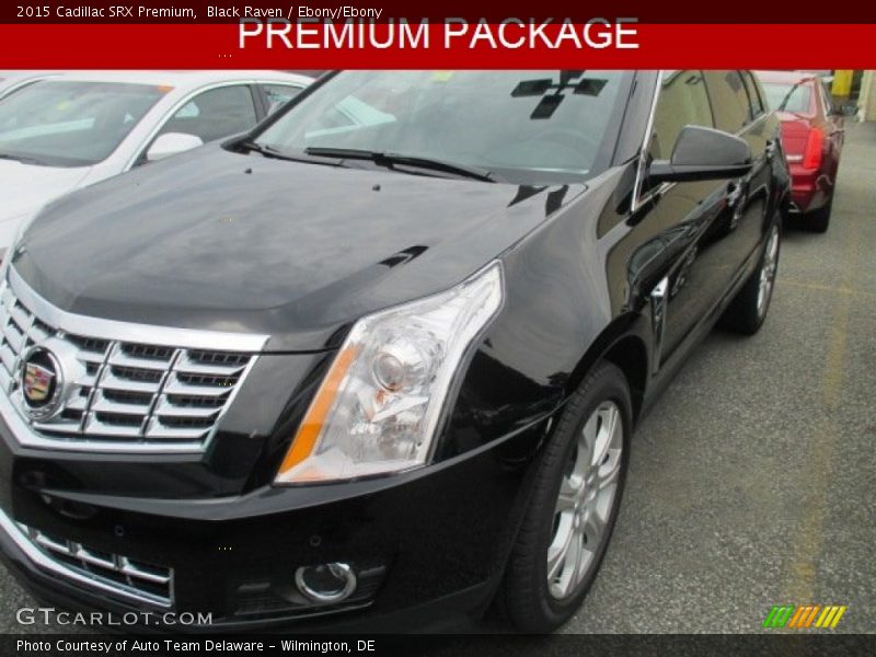 Black Raven / Ebony/Ebony 2015 Cadillac SRX Premium