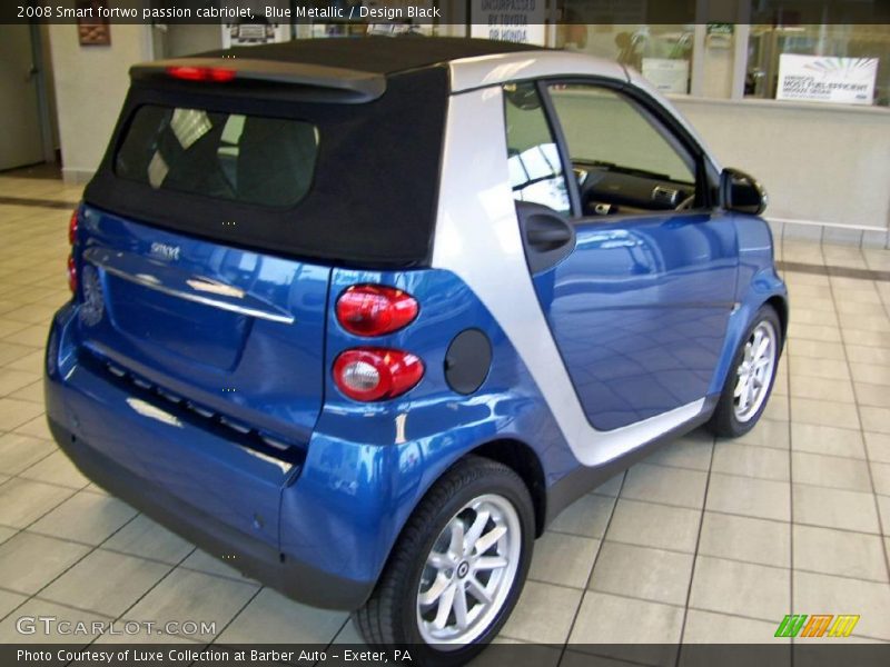 Blue Metallic / Design Black 2008 Smart fortwo passion cabriolet