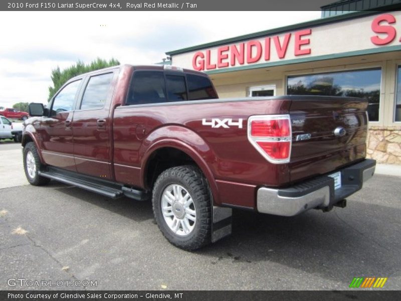 Royal Red Metallic / Tan 2010 Ford F150 Lariat SuperCrew 4x4