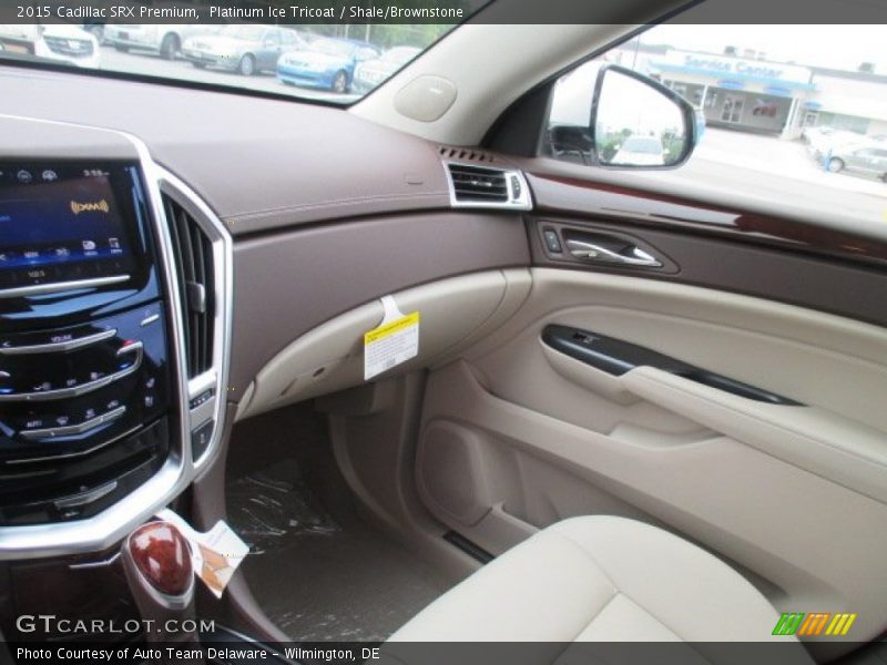 Platinum Ice Tricoat / Shale/Brownstone 2015 Cadillac SRX Premium