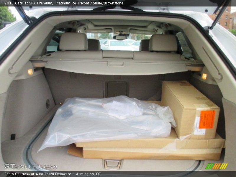 Platinum Ice Tricoat / Shale/Brownstone 2015 Cadillac SRX Premium