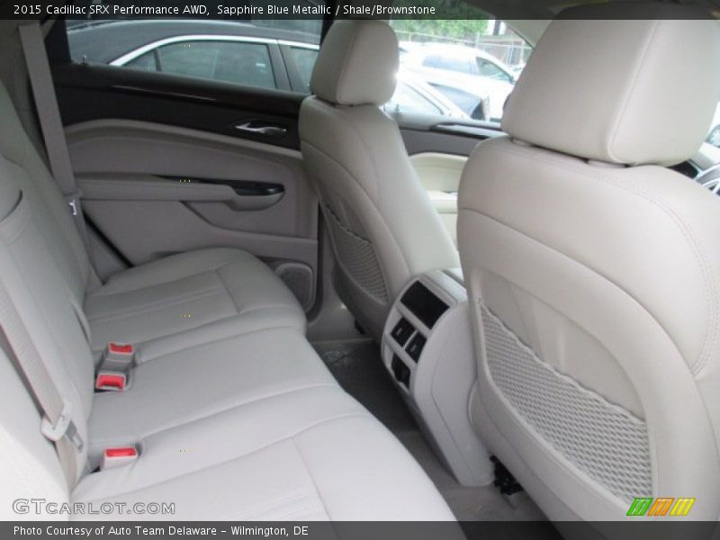 Sapphire Blue Metallic / Shale/Brownstone 2015 Cadillac SRX Performance AWD